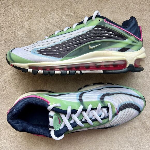 Nike Air Max Deluxe Enamel Green Running Tennis Shoe Sneakers Women 8 Athletic - Picture 16 of 16